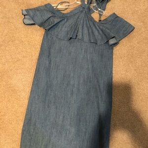 Alice & Olivia Soft Jean Colored Dress Sz S/P